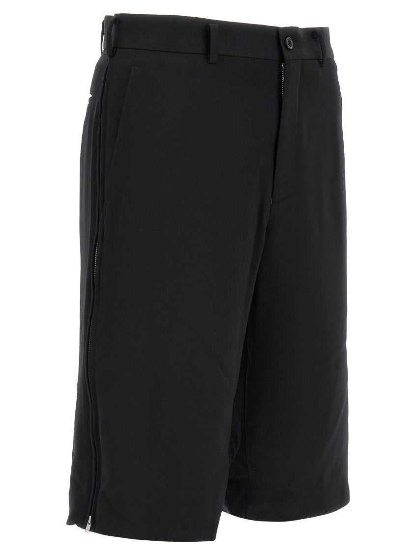 Black Zip Bermuda Shorts 3