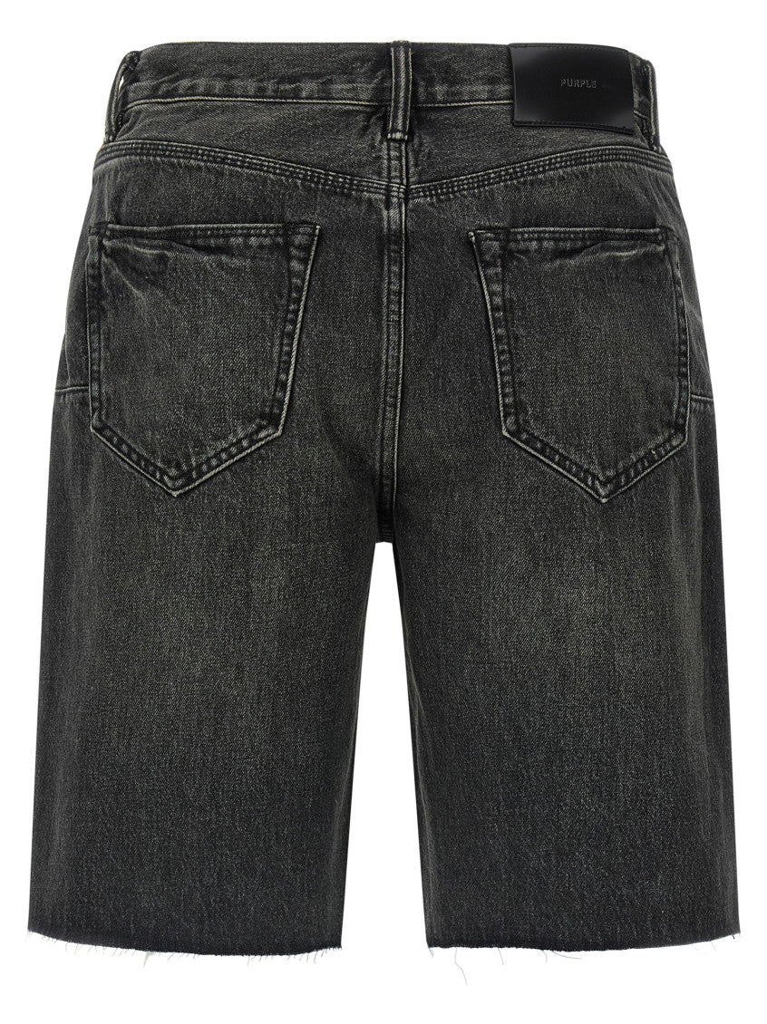 Black 'P059 Kamari' Bermuda Shorts 2