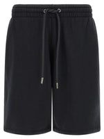 Black 'Paint Diag Skate' Bermuda Shorts 1