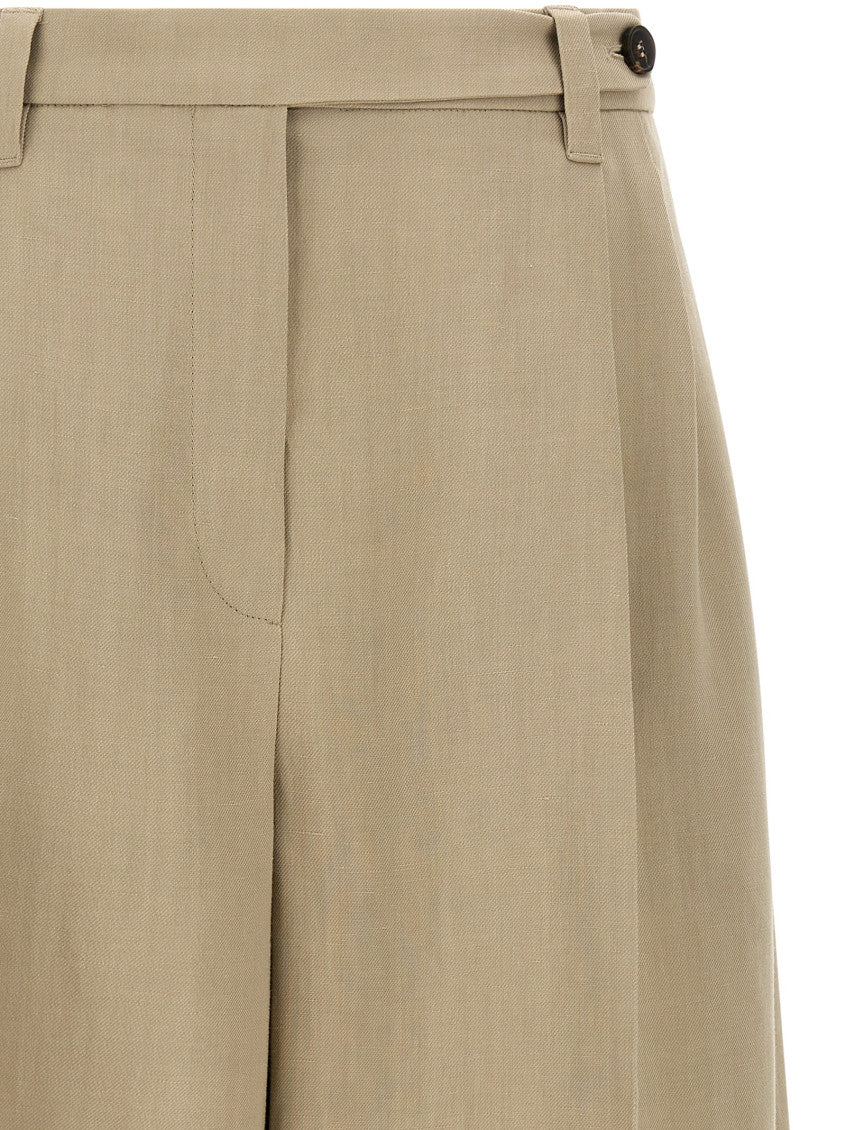Beige Sartorial Bermuda Shorts 3