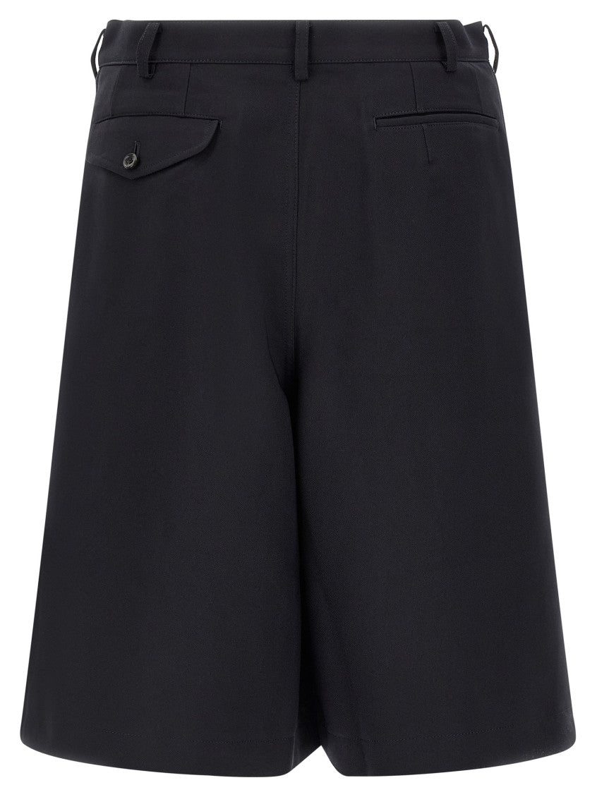 Blue Zip Bermuda Shorts 2