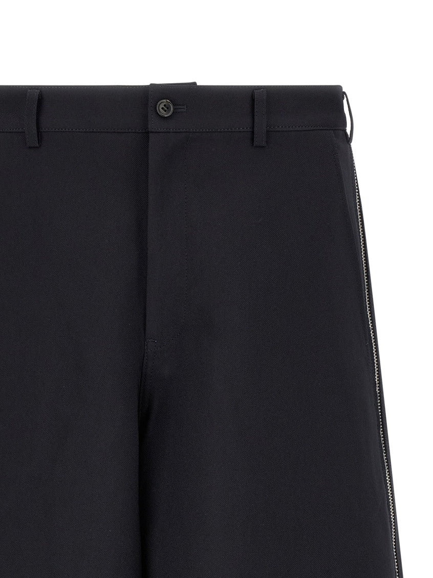 Blue Zip Bermuda Shorts 4