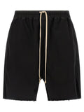 Black 'Long Boxers Butt Zip' Bermuda Shorts 1