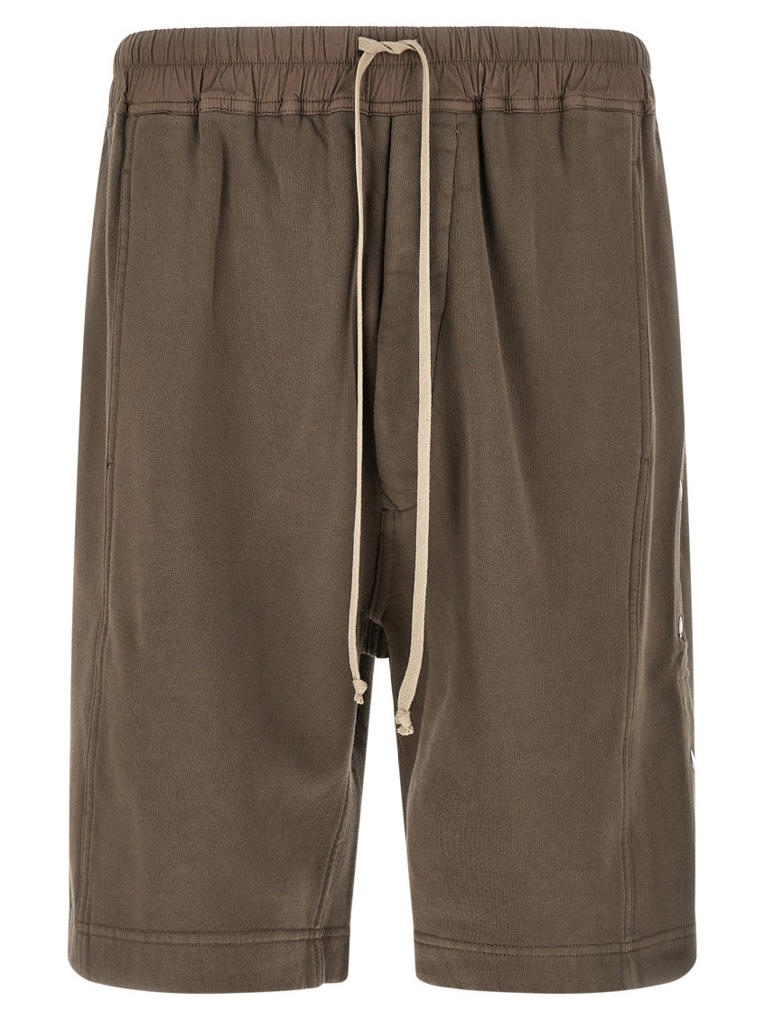 Grey 'Wide Pusher Short' Bermuda Shorts 1