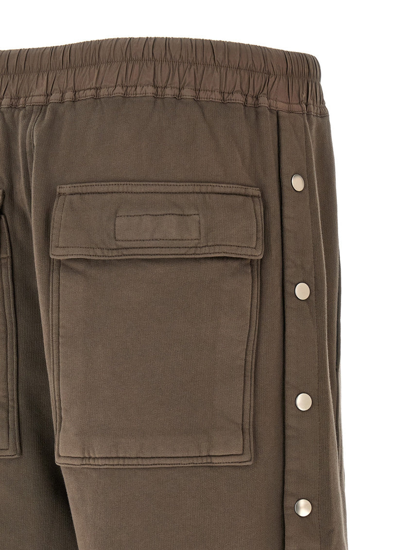 Grey 'Wide Pusher Short' Bermuda Shorts 4