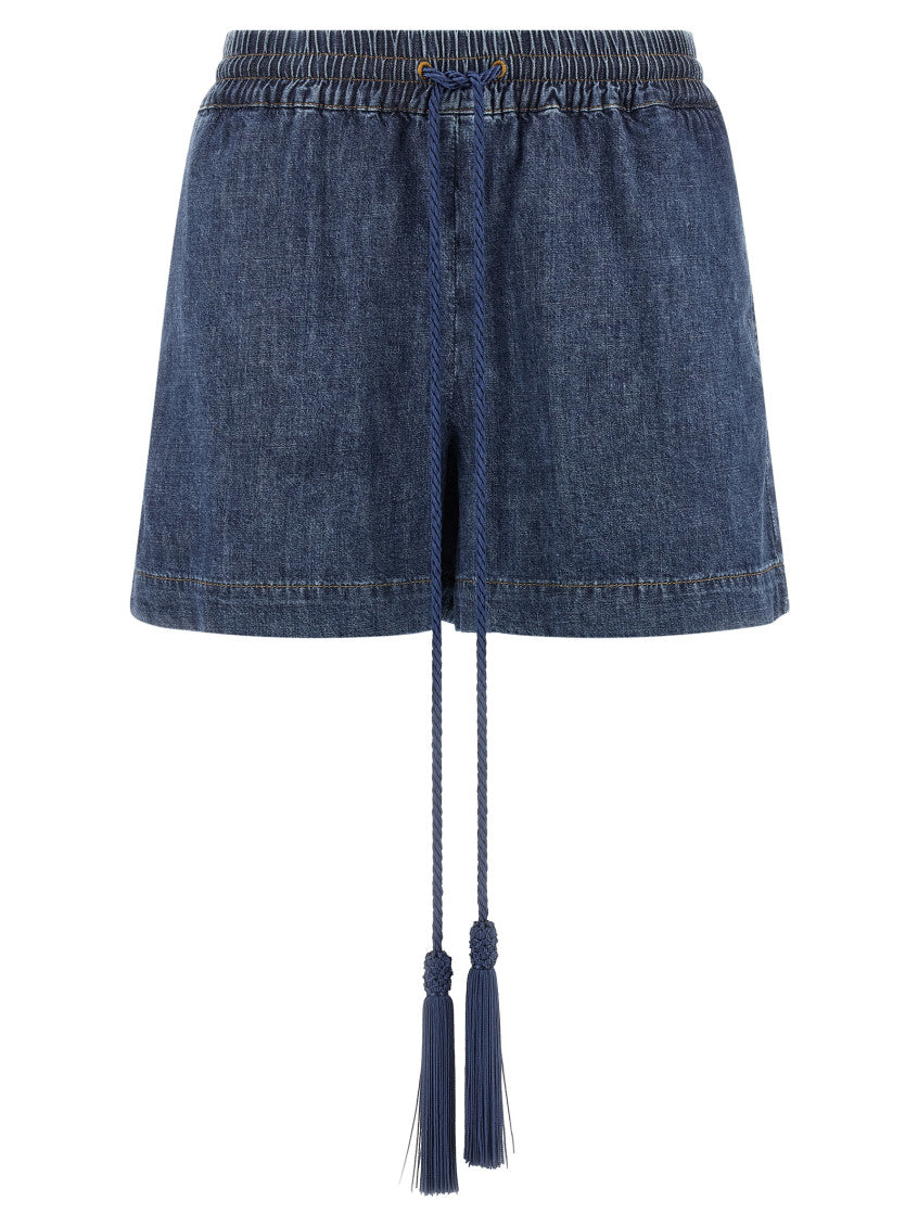 Blue VGold Shorts 1