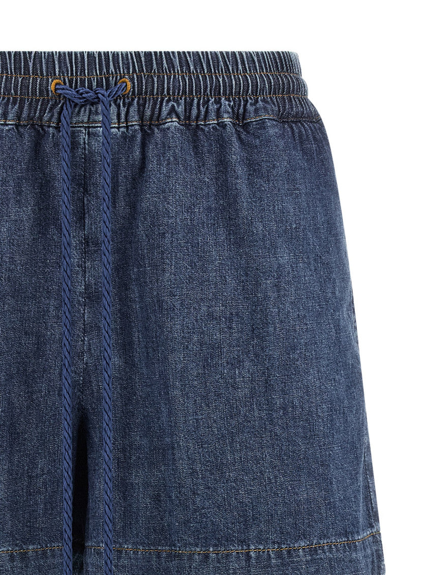 Blue VGold Shorts 3