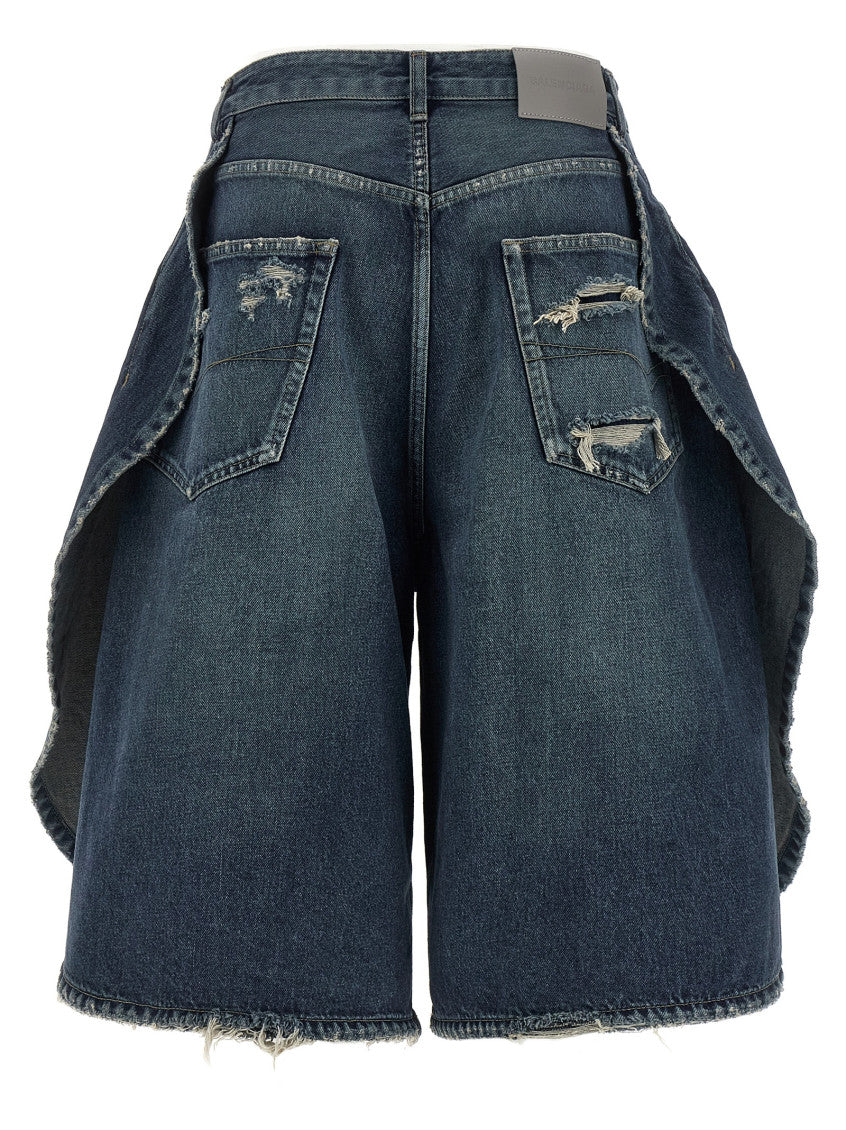 Blue 'Tulipano' Bermuda Shorts 2