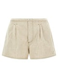 Beige 'Le Short De-Nimes Amelo' Shorts 1