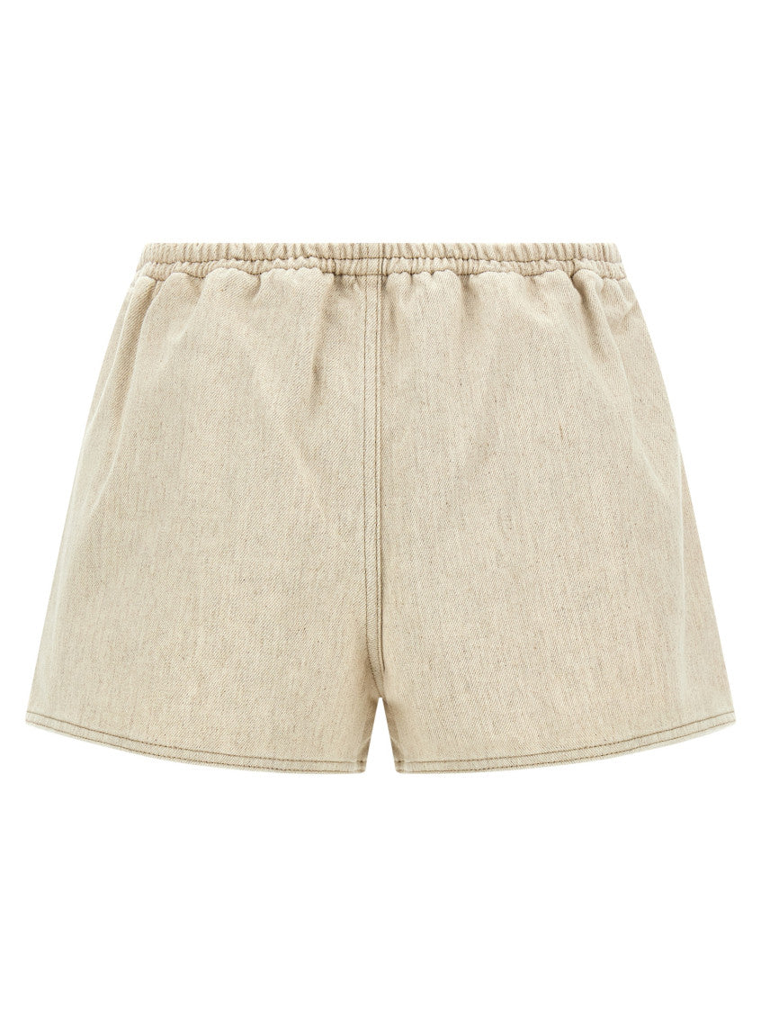 Beige 'Le Short De-Nimes Amelo' Shorts 2