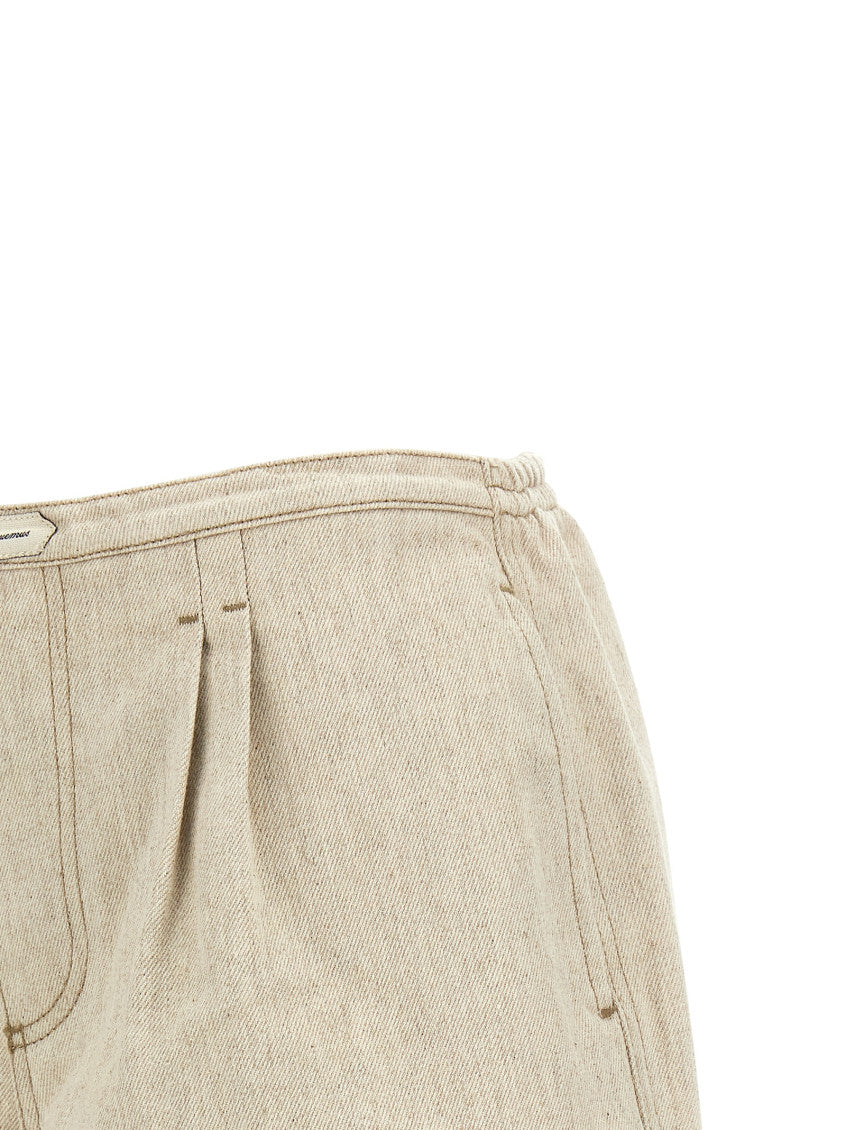 Beige 'Le Short De-Nimes Amelo' Shorts 3