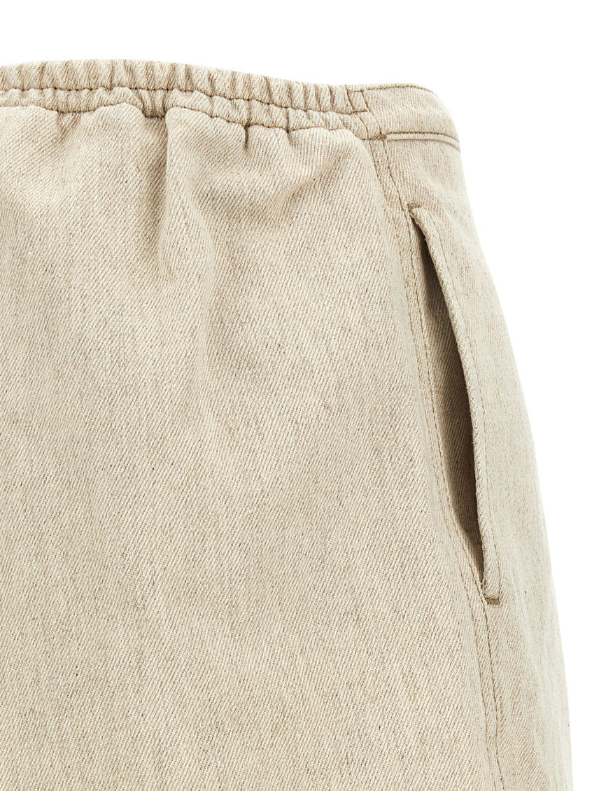 Beige 'Le Short De-Nimes Amelo' Shorts 4