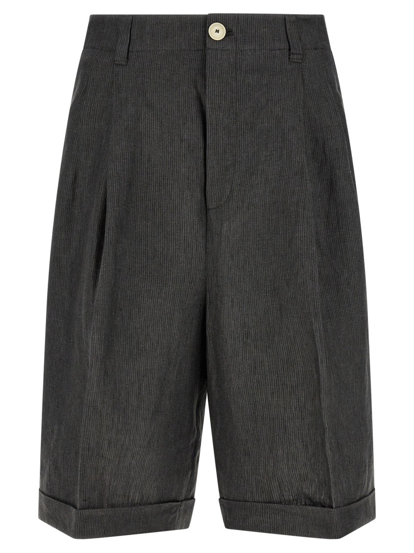 Grey 'Le Short Pastro' Bermuda Shorts 1