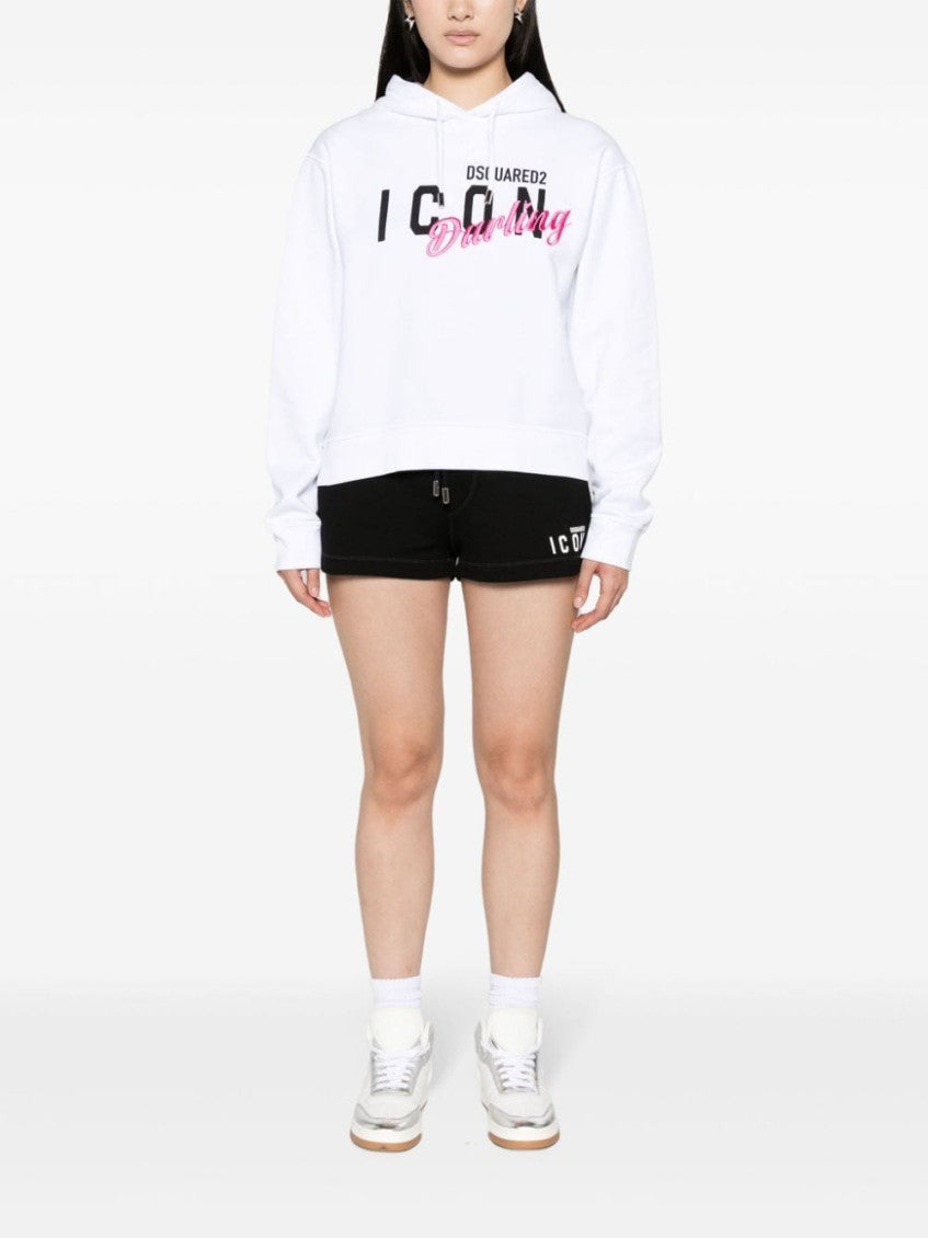 White Logo  Hoodie 4