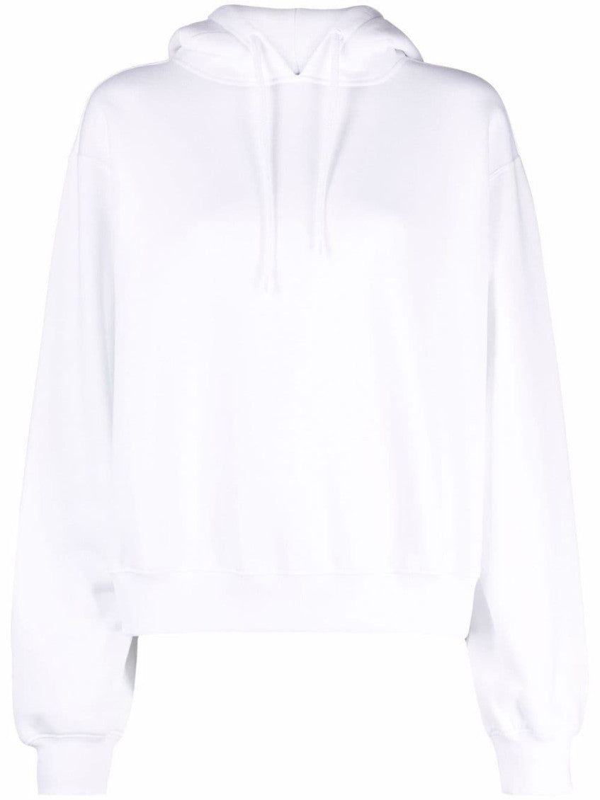 White Logo Hoodie 1