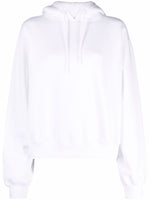 White Logo Hoodie 1