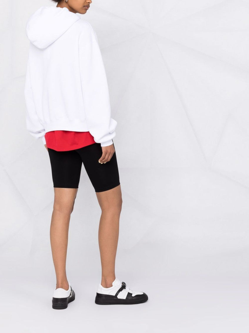 White Logo Hoodie 2
