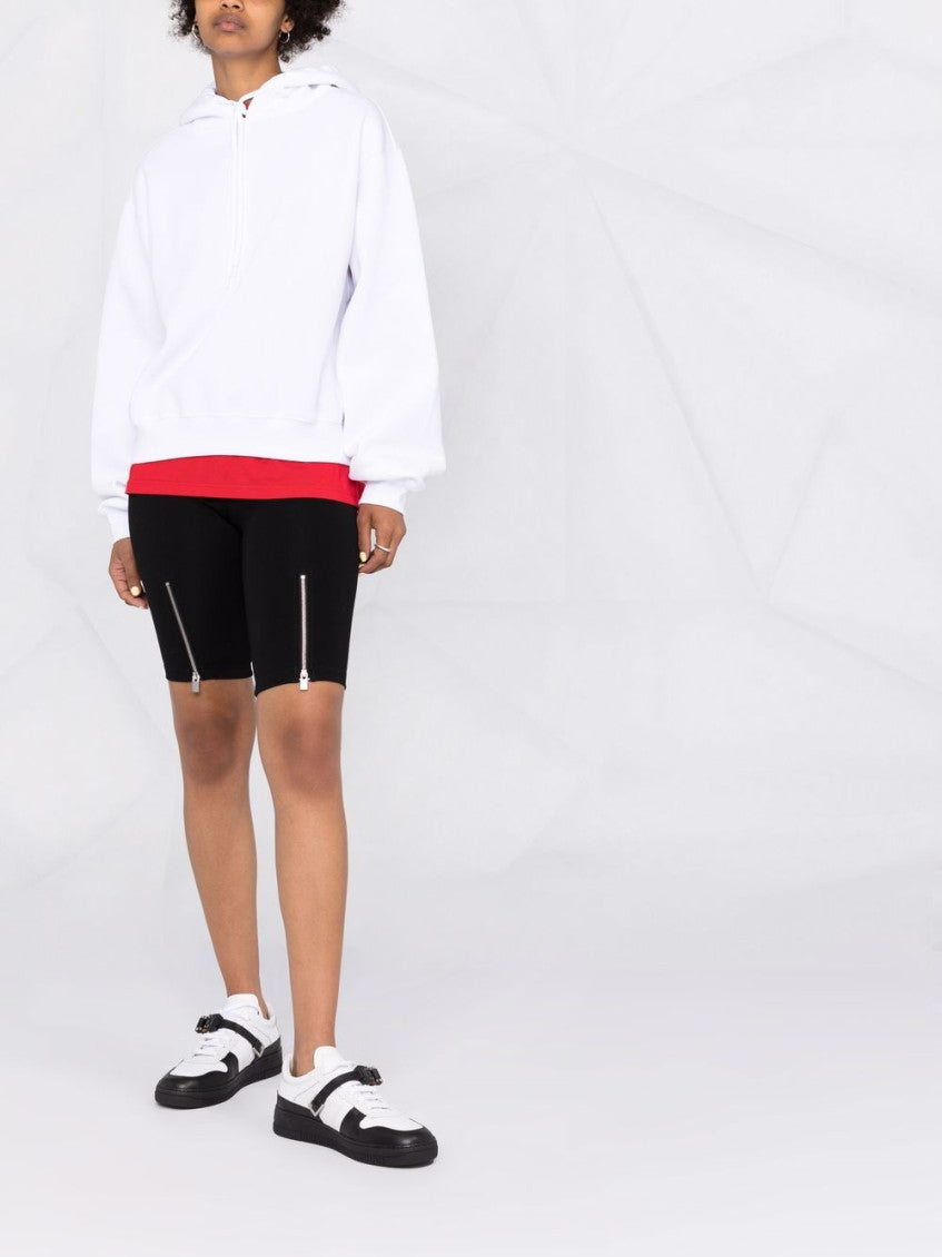 White Logo Hoodie 4