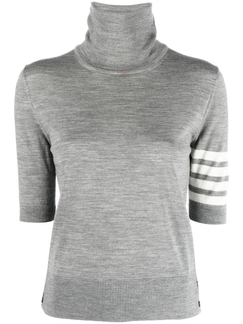 Grey 4 Bar Logo Sweater 1