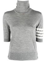 Grey 4 Bar Logo Sweater 1