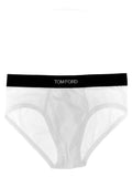 White Logo Waist Briefs 1