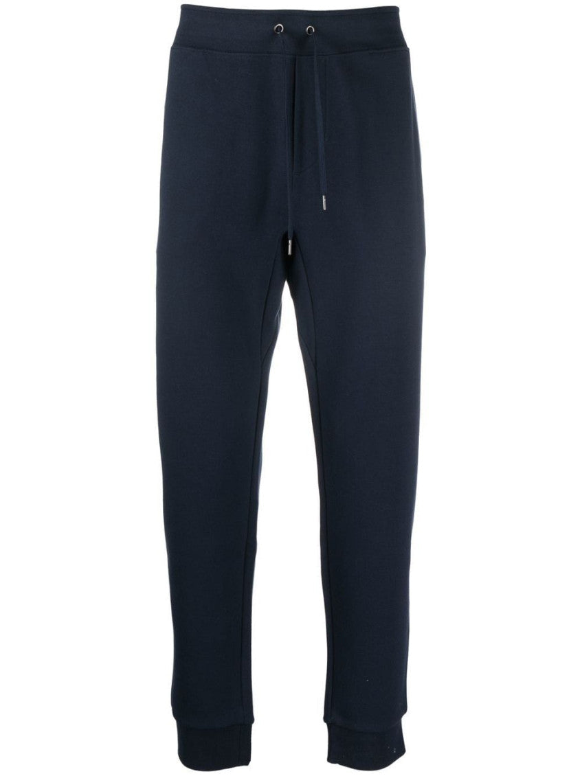 Navy Blue Logo Track Pants 1
