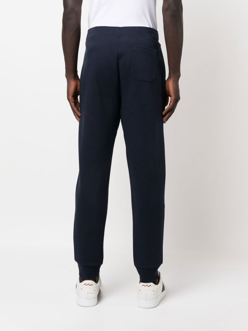 Navy Blue Logo Track Pants 2