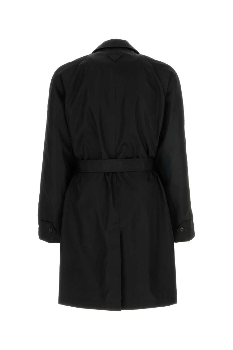 Black Re-nylon Trench Coat 2