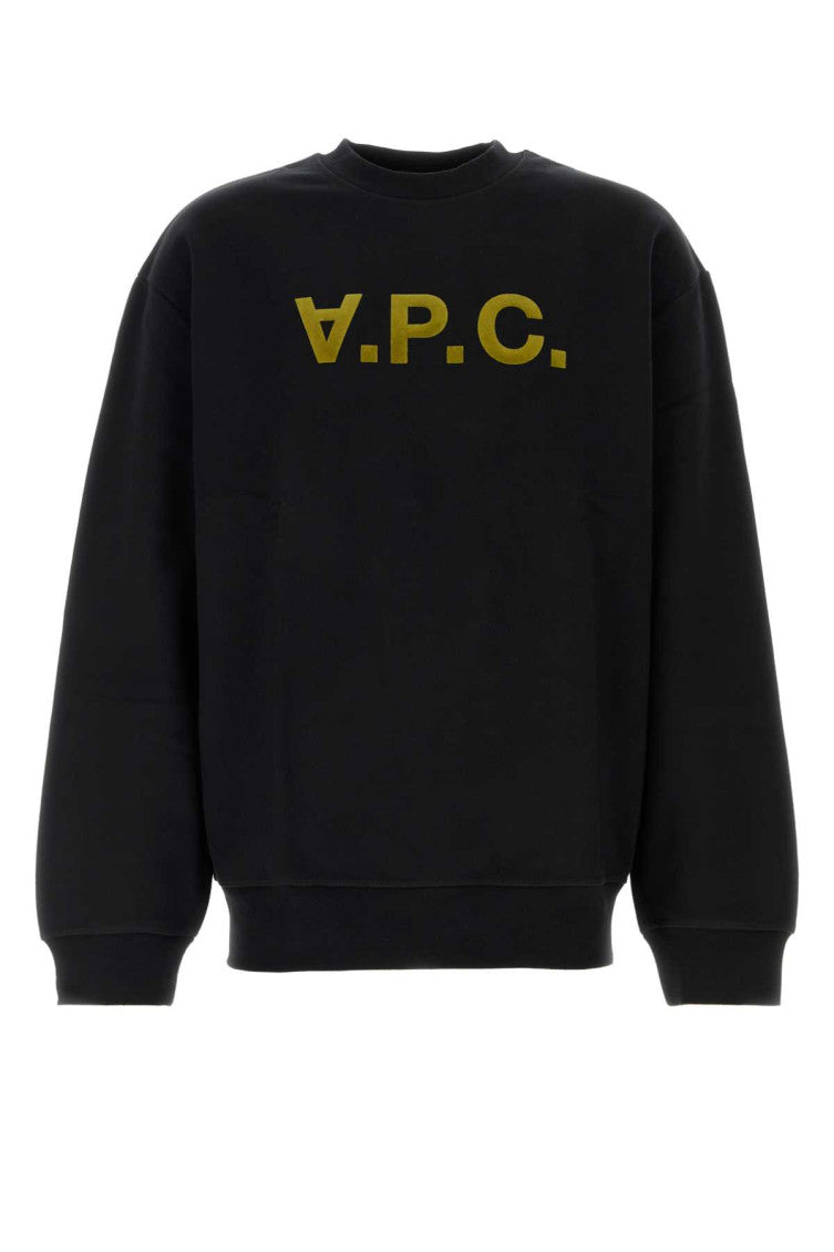 Black Crewneck Logo Sweatshirt 1