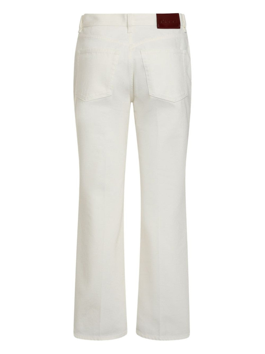 White Trumpet Denim Cotton Jeans 2