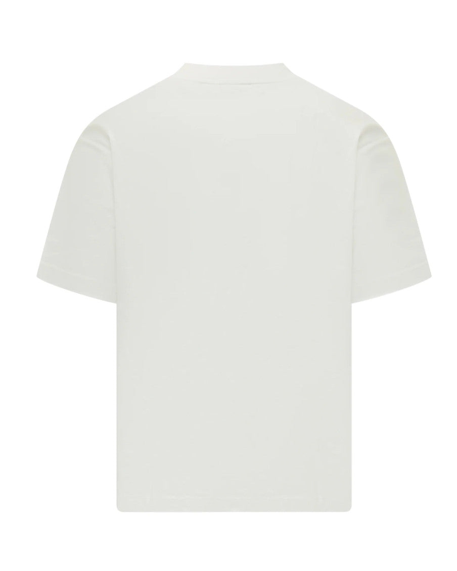 White Printed Crew Neck T-Shirt 2