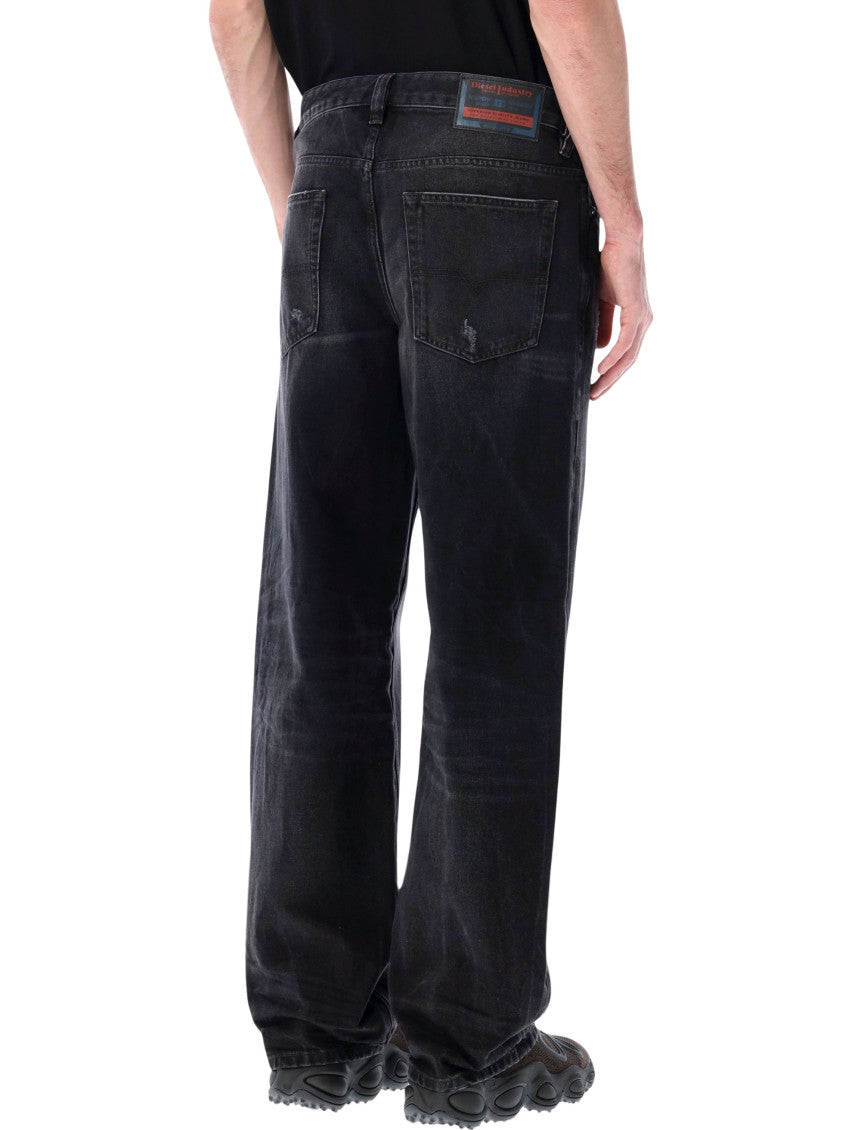Black Regular Solid Jeans 3