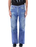 Blue Relaxed Mid Rise Jeans 1