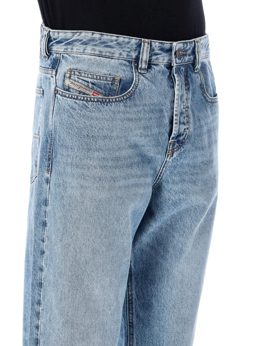Light Blue Mid Rise Jeans 2