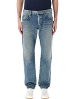 Blue Relaxed Mid Rise Jeans 1