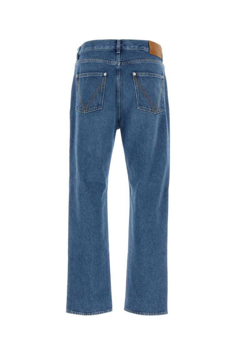 Blue Mid Rise Jeans 2