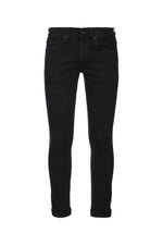 Black Solid Skinny Jeans 1