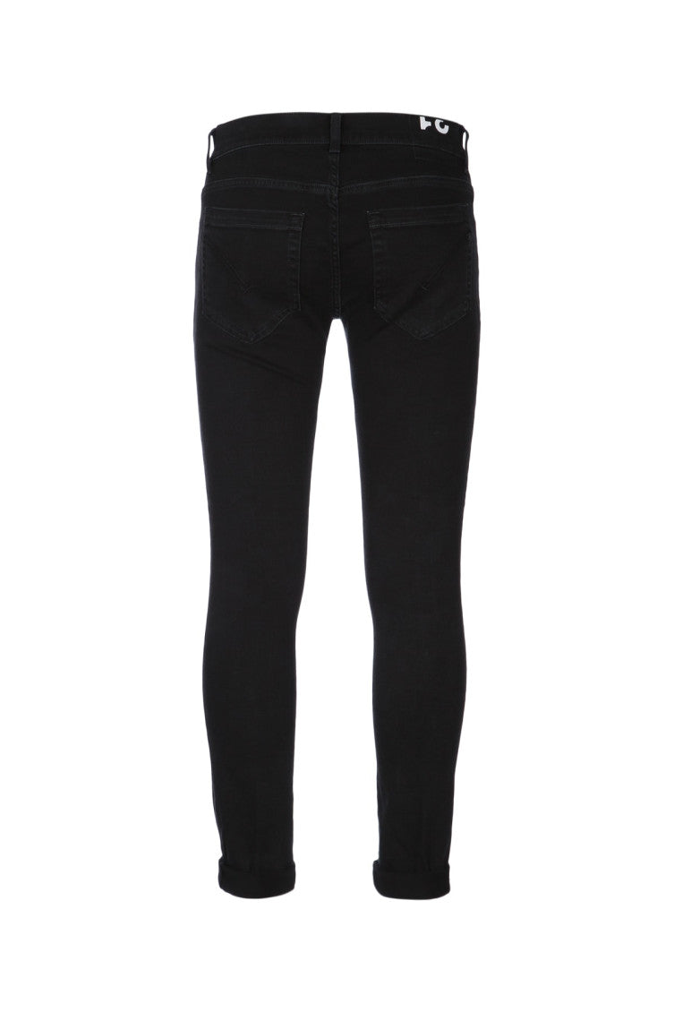 Black Solid Skinny Jeans 2