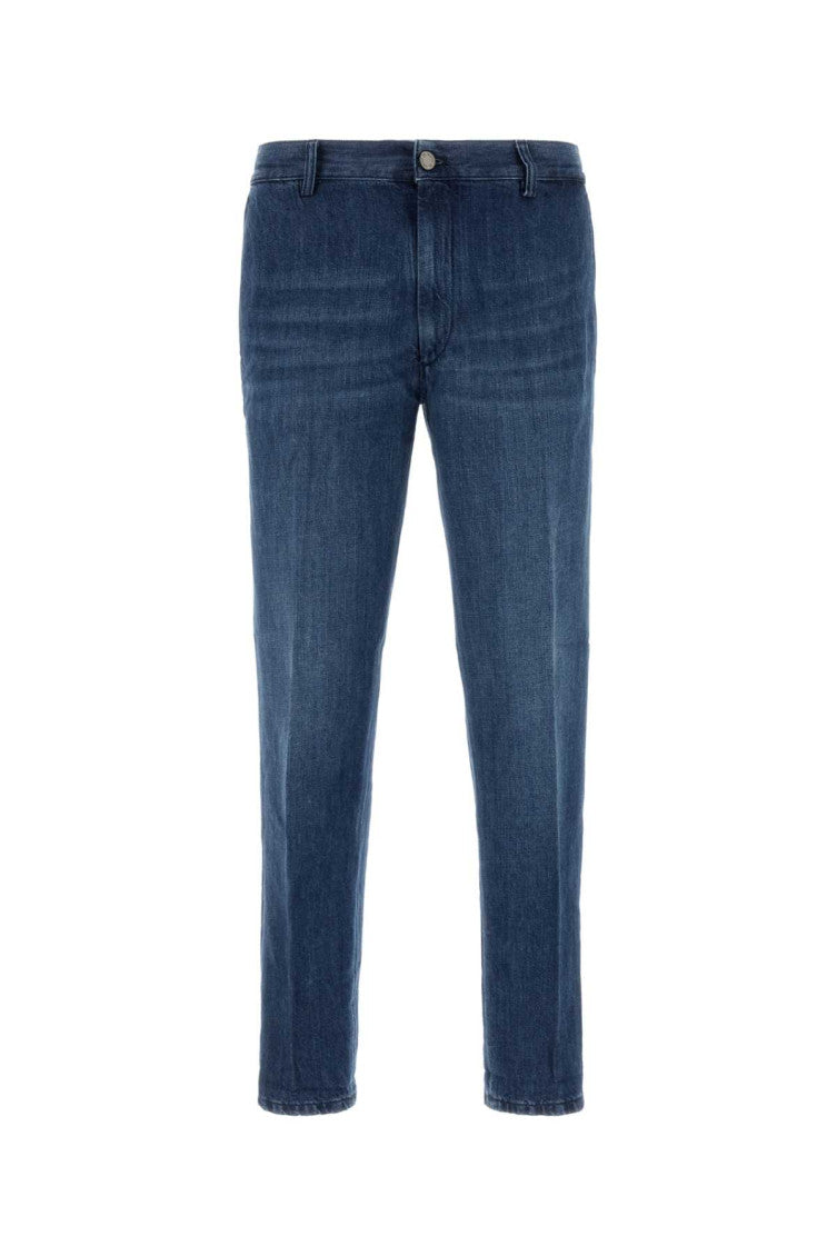 Blue Mid Rise Jeans 1