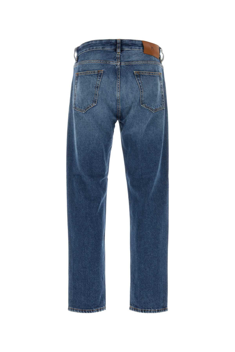 Blue Regular Solid Jeans 2