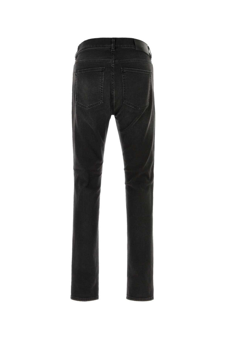 Black Mid Rise Jeans 2