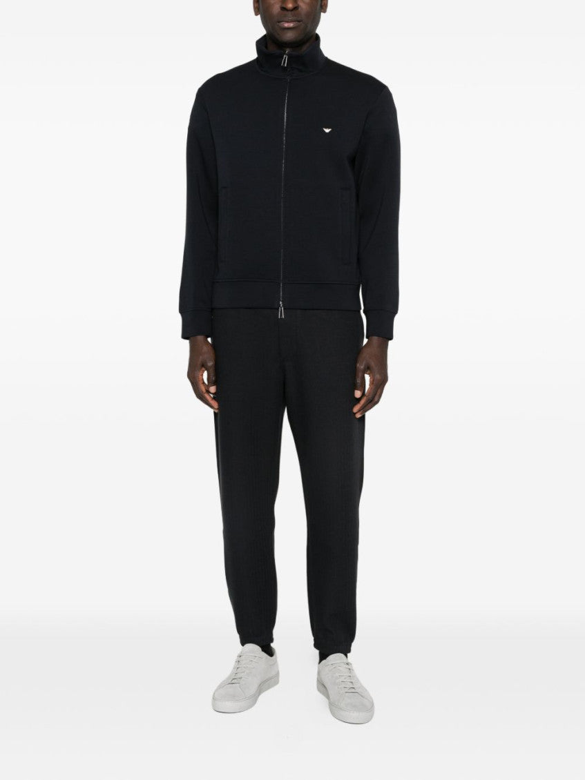 Dark Blue Logo Sweatshirt 2