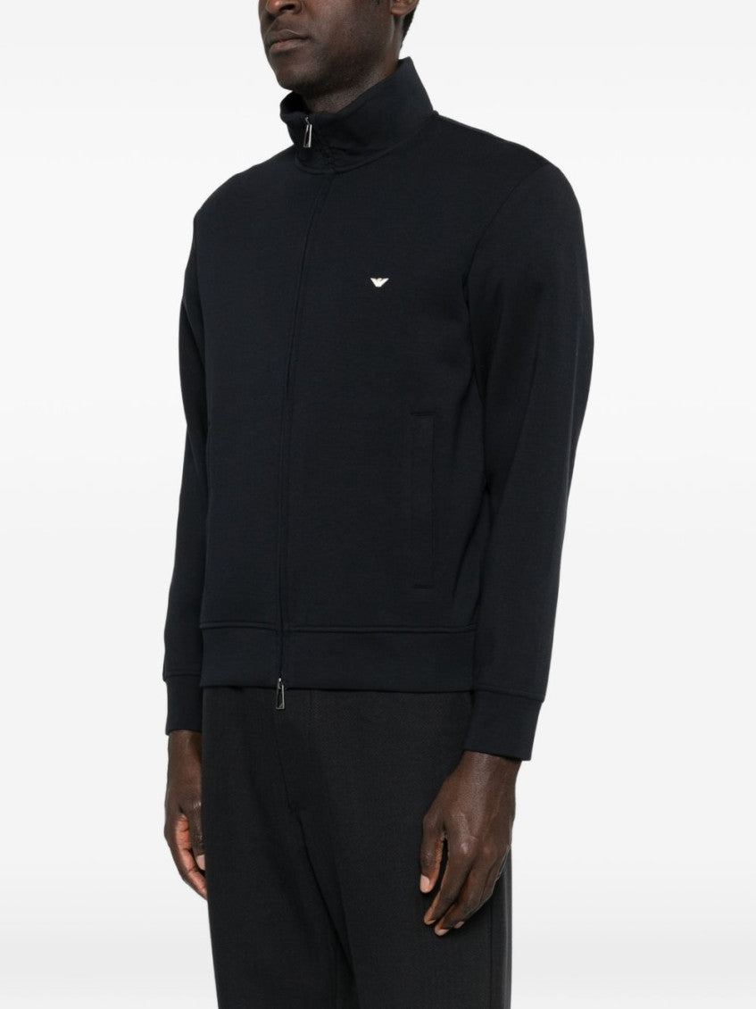 Dark Blue Logo Sweatshirt 3
