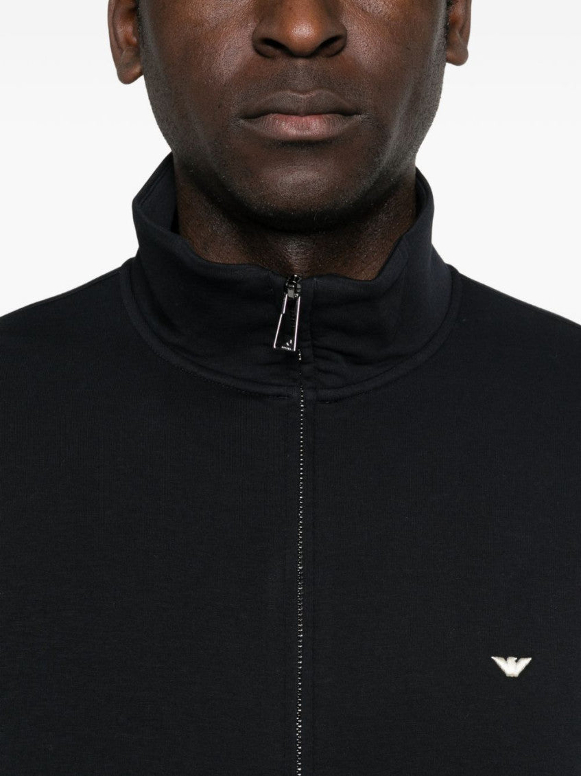 Dark Blue Logo Sweatshirt 4