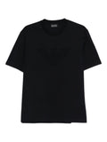 Navy Blue Logo Crew Neck T-Shirt 1
