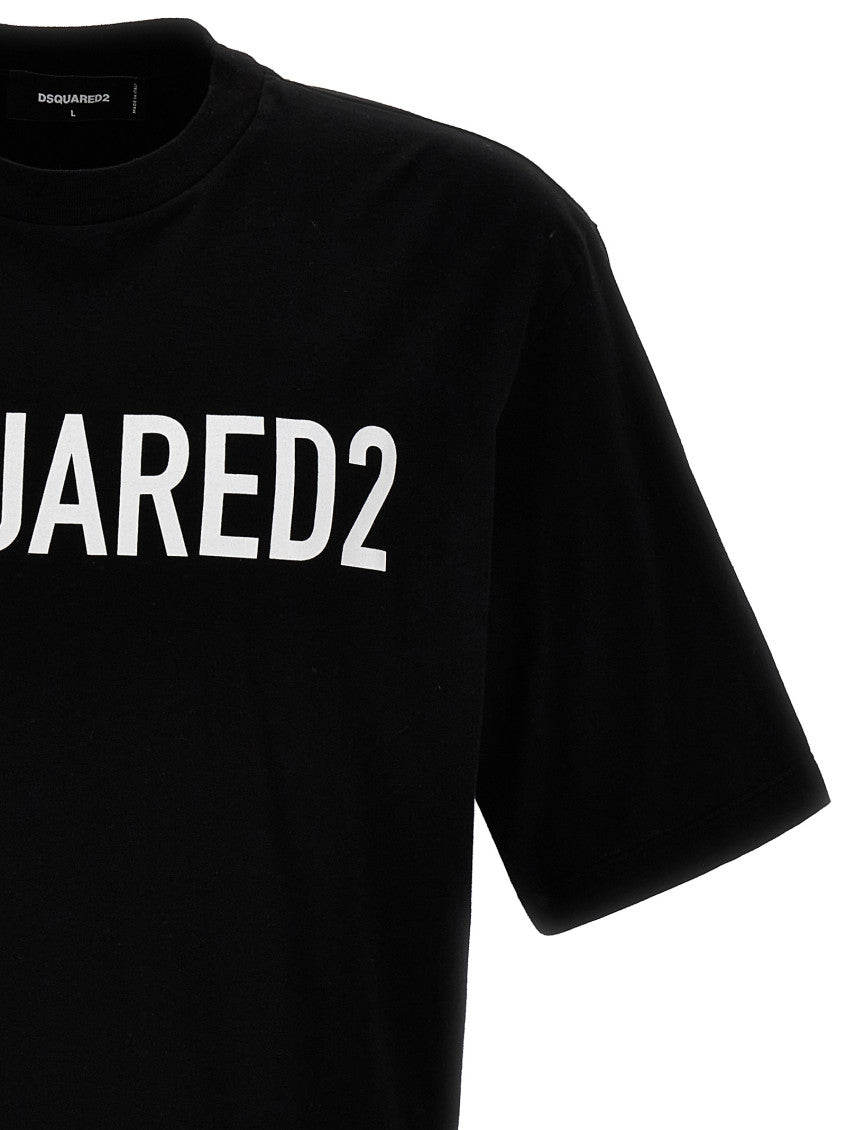 Black Logo Crew Neck T-Shirt 3