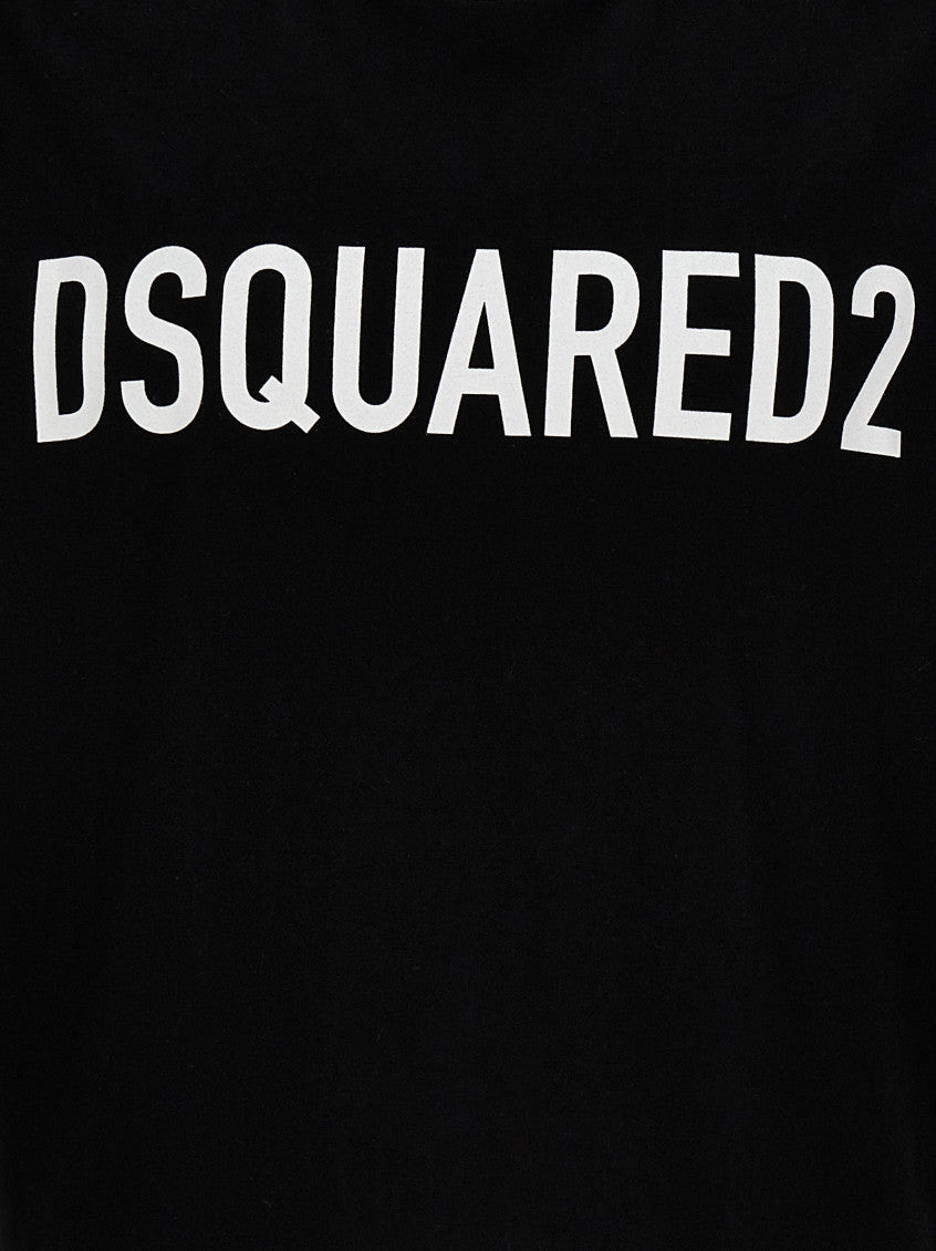 Black Logo Crew Neck T-Shirt 4