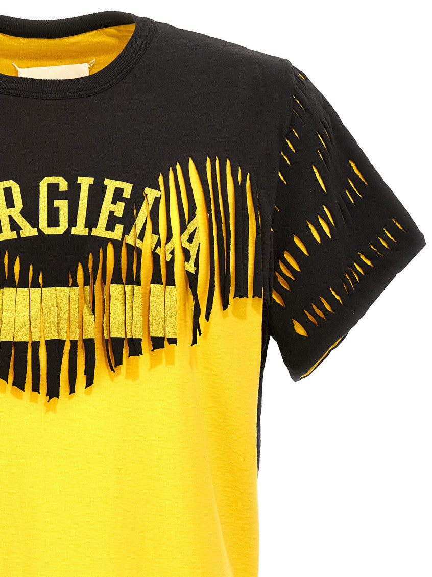 Yellow Graphic Crew Neck T-Shirt 3