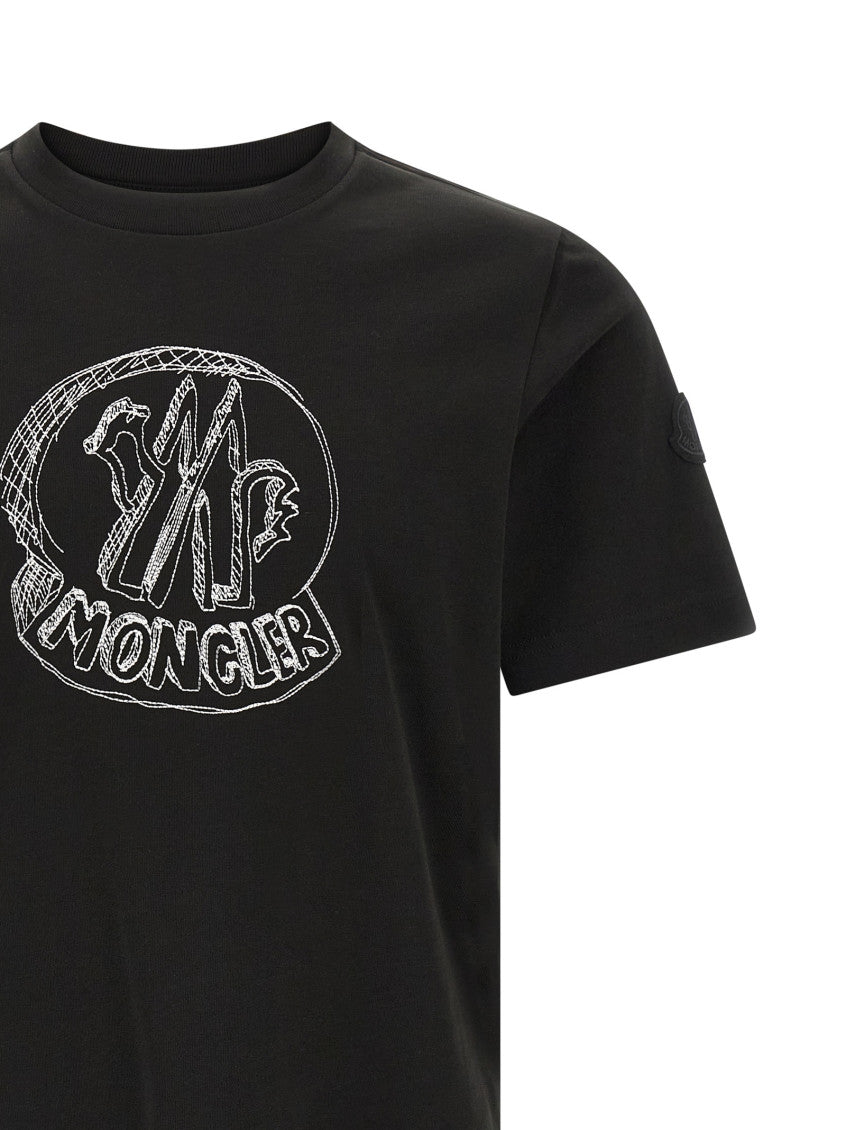 Black Logo Crew Neck T-Shirt 3