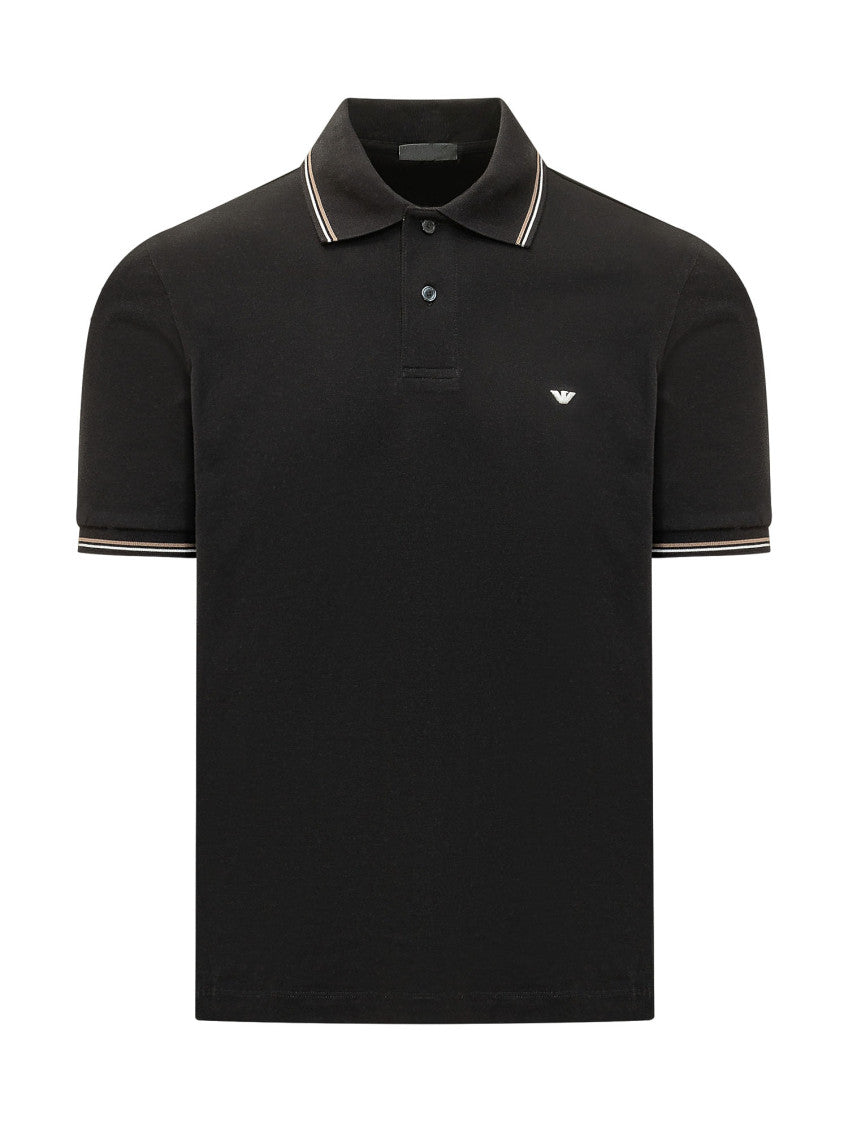 Black Shirt Collar Polo 1